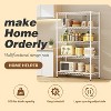 ROOMTEC 5-Tier Wire Shelving Metal Storage Rack Adjustable Shelves, Kitchen Standing Storage Shelf Units,White (71"H x 42"W x 18"D) - 3 of 4