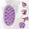 Unique Bargains Travel Size Silicone Scalp Massager Hair Brushes 1 Pc - 3 of 4