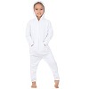 Joggies - White Frosting Toddler Footless Hoodie One Piece - 2 of 4