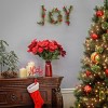 HGTV Evergreen 'Joy' Hanging Christmas Artificial Swag - image 3 of 3