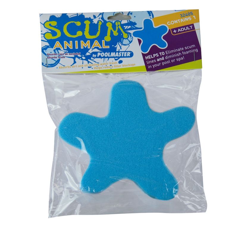 Pool Master Starfish Scum Animal Swimming Pool Cleaning Sponge Accessory 6" - Blue, 2 of 3