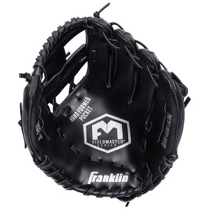 Franklin Sports Midnight Series 11" Baseball Glove Right Handed Thrower - 1 of 3
