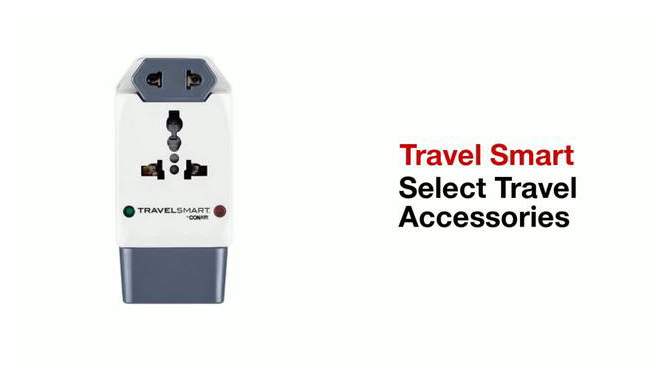 Travel Smart by Conair All-in-One Adapter  with USB Port, 2 of 15, play video
