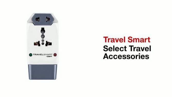 Travel Smart by Conair All-in-One Adapter  with USB Port, 2 of 15, play video