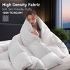 75 Goose Down Comforter, 850+ Fill Power, 1200TC, Ultra Soft All Season Duvet Insert with 8 Corner Tabs - 3 of 4