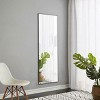 Large Decorative Mirrors For Living Room,59" x 16" Metal Frame Full Length Mirror Floor Mirror Hanging Standing or Leaning-The Pop Home - 2 of 4