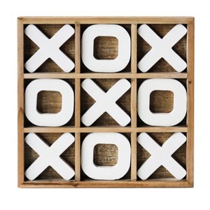VIP Wood 10 in. White Tic Tac Toe Wall Decor - 1 of 2