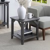 Winston End Table Weathered Gray - Breighton Home - 2 of 4