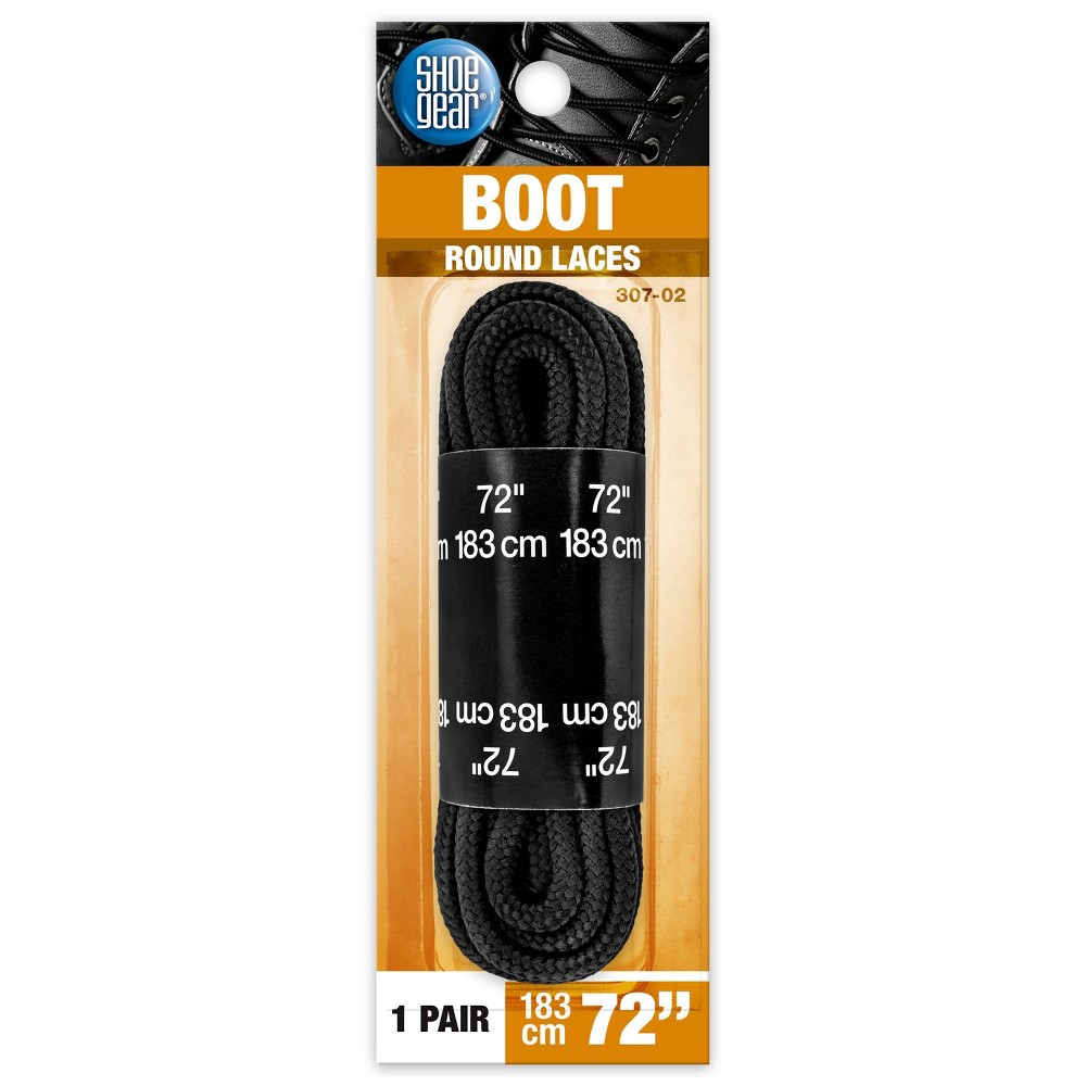 Shoe Gear Boot Laces - Black 72