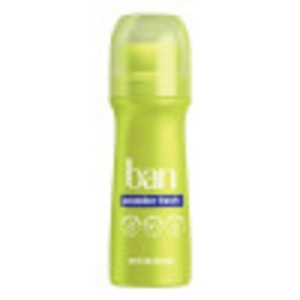 Ban Invisible Roll-On Antiperspirant Deodorant Powder Fresh with Odor-Fighting Ingredients - 3.5 fl oz - 1 of 4