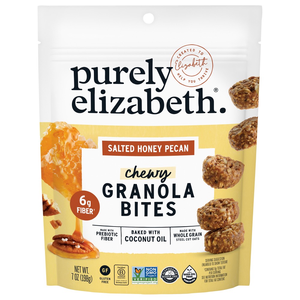 Purely Elizabeth Granola Bites Salted Honey Pecan - 7oz