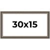 PosterPalooza | Panoramic Weathered Black Picture Frame - UV Acrylic, Foam Board Backing, Hanging Hardware - 2 of 4