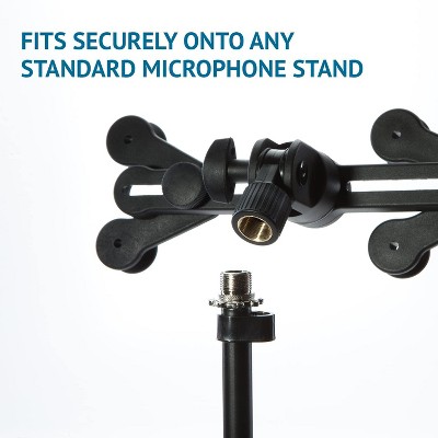 Black Adjustable 360° Swivel Tablet and Phone Holder