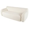 NicBex 81.5" Minimalist Sofas for Living Room, 3-Seater Sofa with Arc-shaped Armrests, Curved Design Couches for Living Room, Extra-Large Seat Depth - 4 of 4
