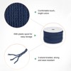Unique Bargains Soft Polyester Twisted Silk Decorative Craft Cord Trim Cord Rope 22 Yards 1 Pc - 2 of 4
