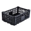 Collapsible Storage Bin Containe, 52 Liter Heavy Duty Transfer Box, 23.6" l x 15.7" w x 8.6" h Plastic Crate for Storage of Various Items - 2 of 4