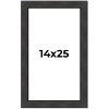 PosterPalooza | Traditional Black Picture Frame - UV Acrylic, Foam Board Backing, Hanging Hardware - 2 of 4