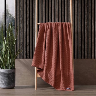 Full Organic Cotton Knitted Reversible Waffle Blanket