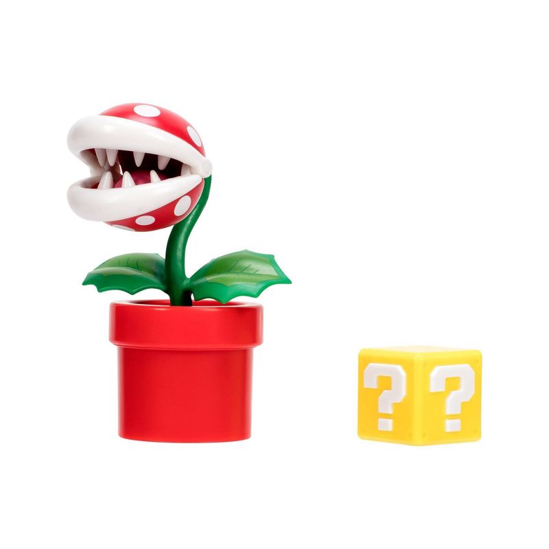 Nintendo Super Mario - Mario Piranha Plant with Question Block Wave 26, 4 of 7