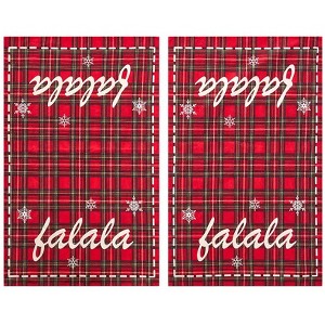 The Lakeside Collection Christmas Deer Housewares Collection - Set of 2 Kitchen Towels - 1 of 2