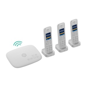 Ooma® Telo™ Air 2 Home Phone Service with 3 HD3 Handsets, White - 1 of 4