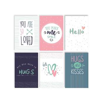 Better Office Assorted Cards with Envelopes 6" x 4" Multicolor 100/Pack (64562)