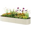 Outsunny Galvanized Raised Garden Bed Kit, Metal Planter Box with Safety Edging - 4 of 4