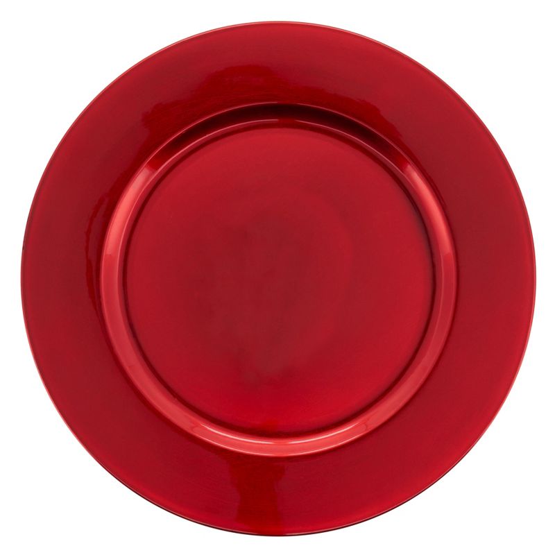 Saro Lifestyle Classic Solid Color Charger Plates, 1 of 6