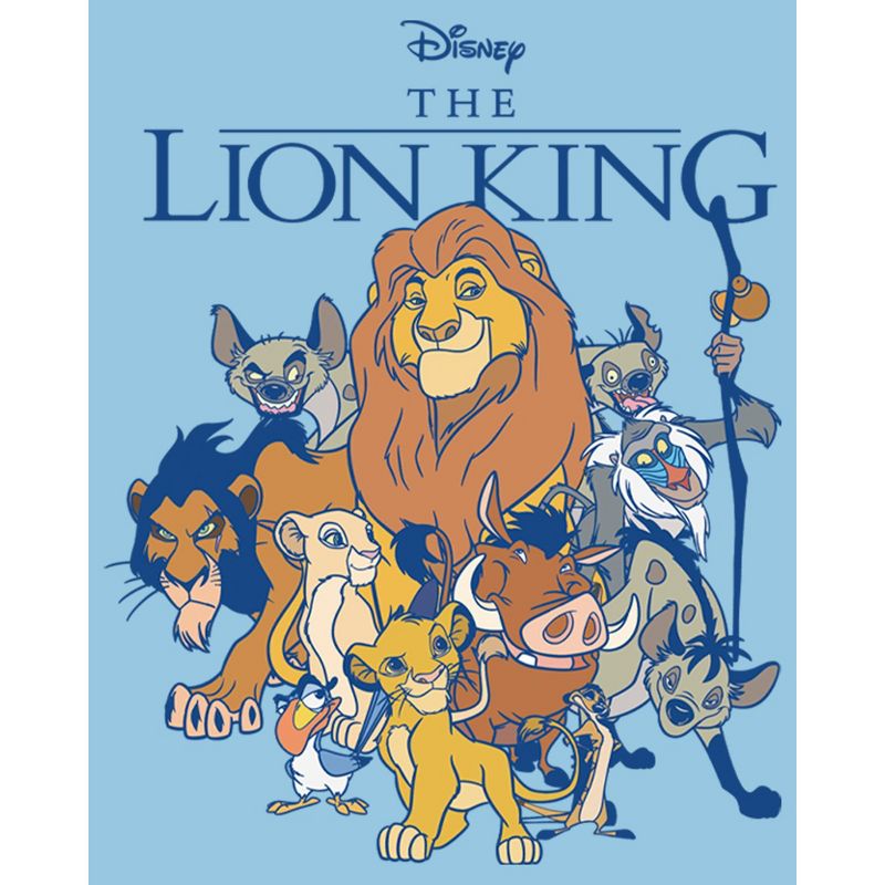Boy's Lion King Character Group Shot T-Shirt, 2 of 5