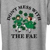 Women's - Instant Message - Don't Mess With The Fae Short Sleeve Graphic T-Shirt - 2 of 4