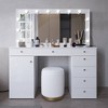 Leila Lighted Makeup Vanity - Boahaus - 2 of 4