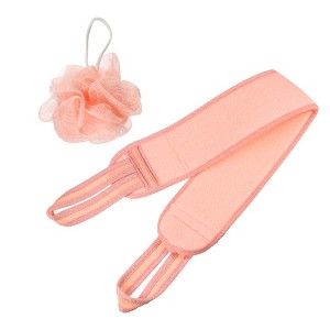Unique Bargains Shower Bath Brush Kit 1.97"x4.72" 1 Set - 1 of 4