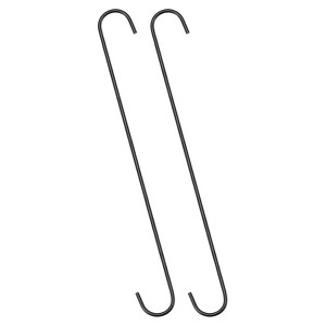 Unique Bargains Carbon Steel Indoor Outdoor Kitchen S Hooks 2 Pcs - 1 of 4