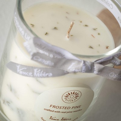 Frosted Pine Soy Wax Scented Jar Candle with Wooden Lid