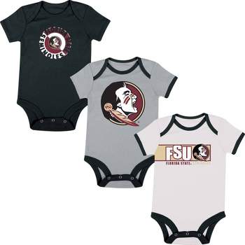NCAA Florida State Seminoles Infant Boys' 3pk Bodysuit