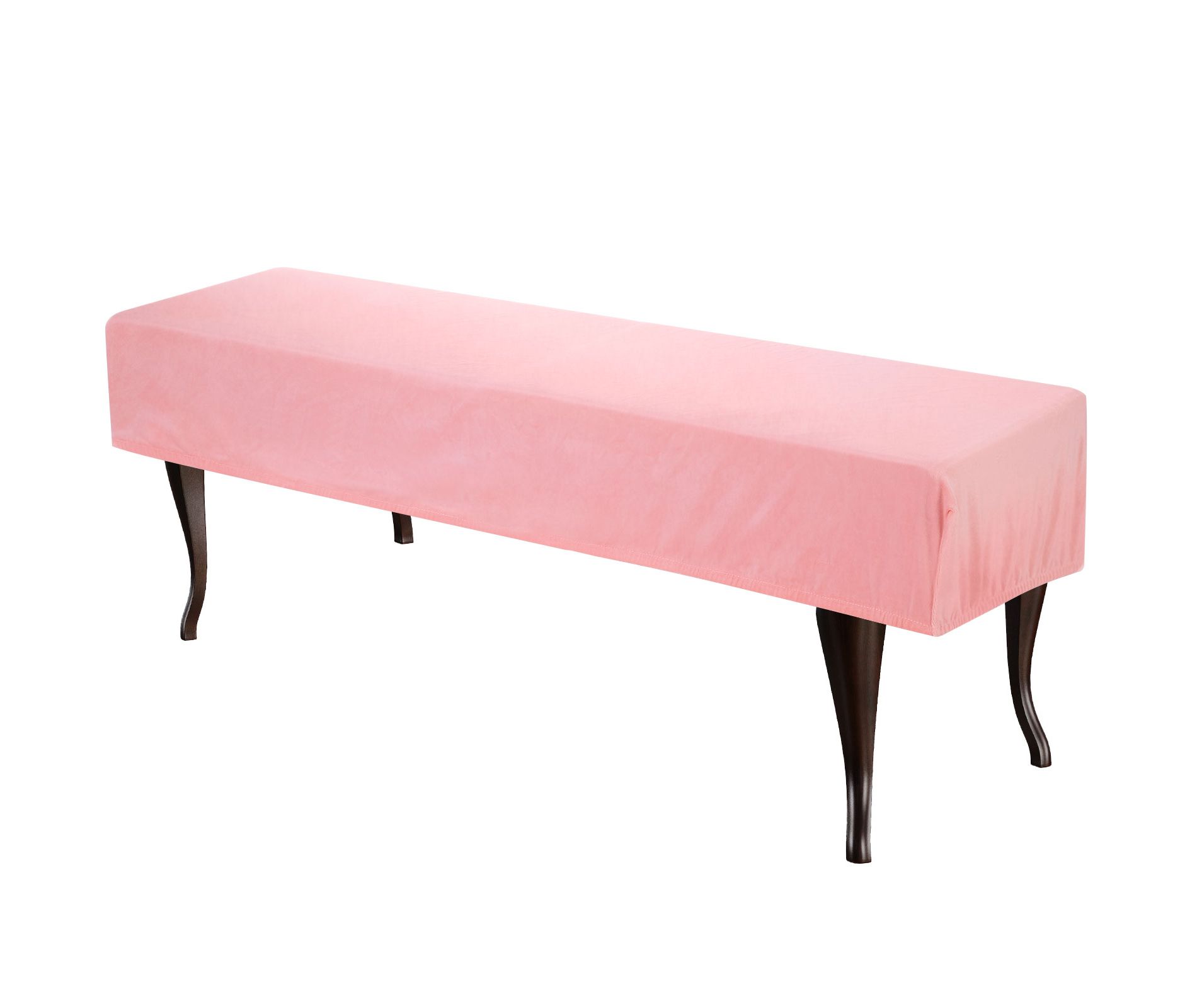 Unique Bargains Stretch Anti-Dust Protecting Dining Bench Slipcovers 40" - 55" Pink