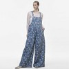 Cherie Code Women’s Floral Print Adjustable‑Strap Jumpsuit – Sleeveless Casual Pocket Romper - 4 of 4