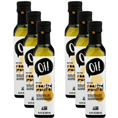 Oi! Roasted Peanut Oil - Case of 6 - 8.4 oz