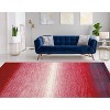 HomeStock Ombre Red and Ivory 8' X 10', Power Loomed, Contemporary - 2 of 4