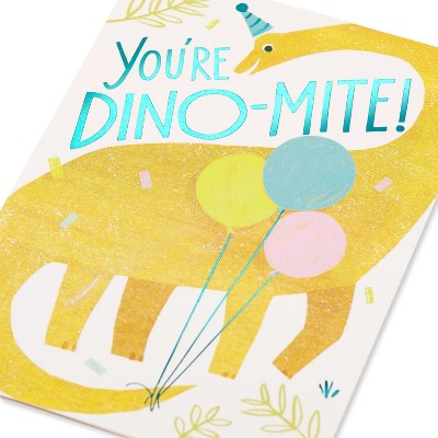 &#39;Dino-Mite&#39; Birthday Card