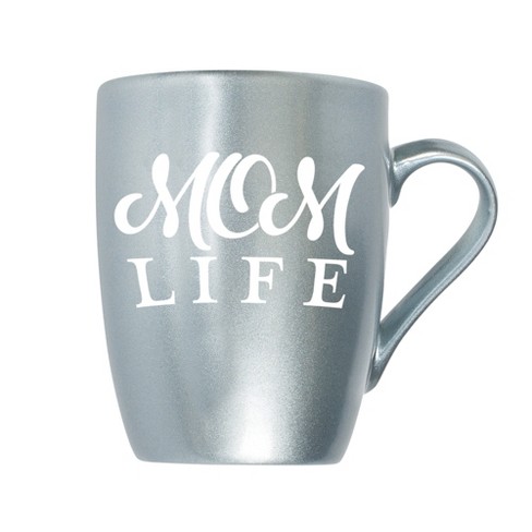 Mom: A Sister Of Your Far Or Mor, A Person Who Gives Best Hugs Frosted Blue 10 ounce New Bone China Coffee Cup Mug - image 1 of 4