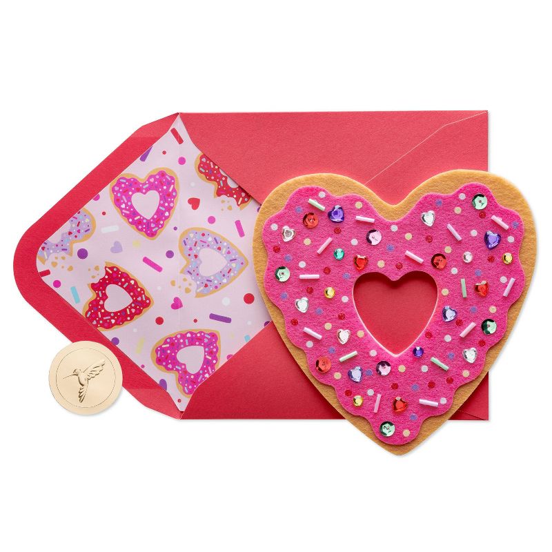 Valentine&#39;s Day Card Sprinkled Donut - PAPYRUS, 5 of 7