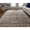 Kaia Transitional Damask Tan/Blue/Orange Area Rug - 2 of 4