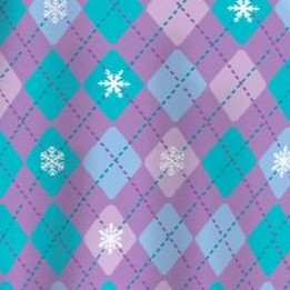 radiant violet argyle