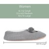 Elanze Designs Koala Grey Women's Animal Cozy Plush Lined Non Slip Fuzzy Slipper - Large - 4 of 4