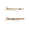 Kristin Ess Setting Clips for Hair Styling + Curl Setting - Non Slip, No Crease - Tortoise - 4ct - 3 of 4