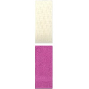 REGALWOVEN Solid Absorbent Soft Cotton Hand Towels for Bathroom Hotel and Spa 13" x 30" 2 Pcs - 1 of 4