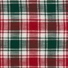 Saro Lifestyle Plaid Placemat, 14"x20" Oblong, Red/Green (Set of 4) - 4 of 4