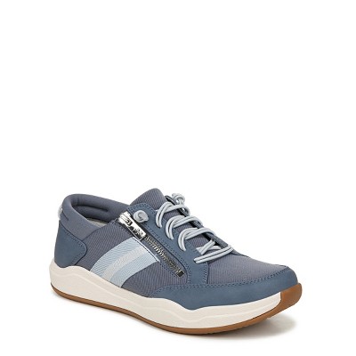 Ryka Womens Carefree Zip Slip On Sneaker