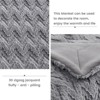 Cozy Bliss Faux Fur Throw Blanket Soft Textured Bed Blanket - 3 of 4